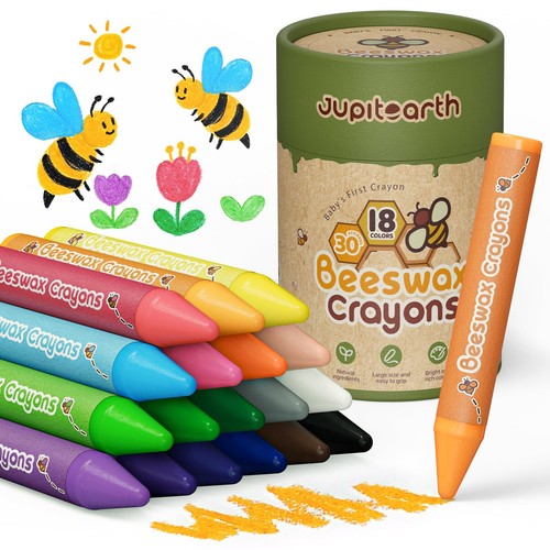 Beeswax crayons for toddlers - beeswax,