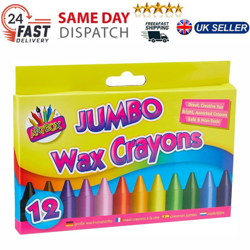Artbox jumbo wax crayons - 12,