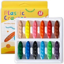 Peanut Crayons, 12 Colors