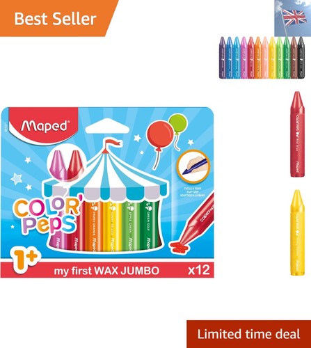 First jumbo wax crayons - first,