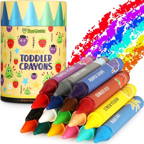 Jumbo crayons for toddlers - toddlers, 18