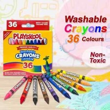 Playskool 36 Non-Toxic Crayons