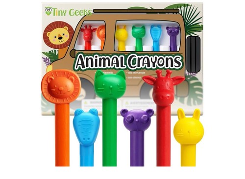 Animal shaped crayons - animal,