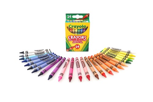 Crayola crayons count of - count,