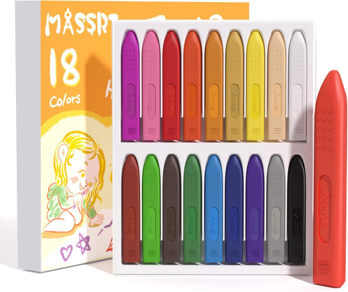 Jumbo crayons for - toddlers,, 18